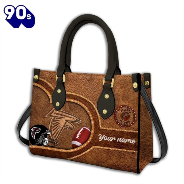 Atlanta Falcons-Custom Name NFL Leather Bag