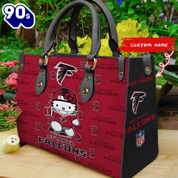 Atlanta Falcons Kitty Women Leather Bag