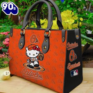 Baltimore Orioles Kitty Women Leather…