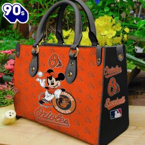 Baltimore Orioles Mickey Women Leather…