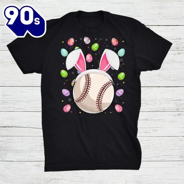 Baseball Lover Easter Egg Funny Baseball Easter Sunday Shirt
