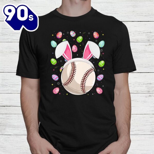 Baseball Lover Easter Egg Funny Baseball Easter Sunday Shirt