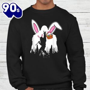 Bigfoot Easter Day With Eggs Shirt 3