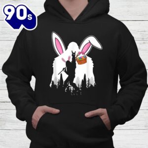 Bigfoot Easter Day With Eggs Shirt 4