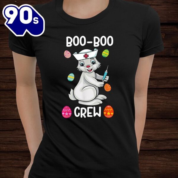 Boo Boo Crew Nurse Easter Day Bunny For Nursing Shirt