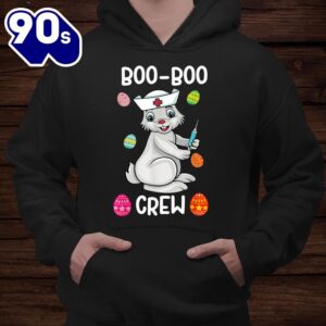 Boo Boo Crew Nurse Easter Day Bunny For Nursing Shirt 4