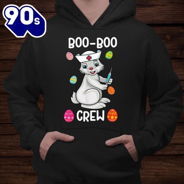 Boo Boo Crew Nurse Easter Day Bunny For Nursing Shirt