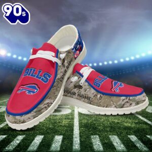 Buffalo Bills-NFL Camo Personalized Canvas…