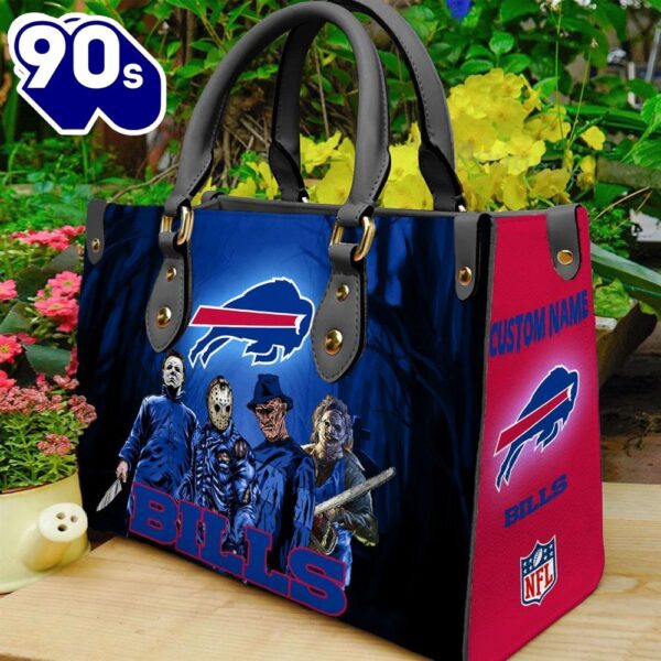 Buffalo Bills NFL Halloween Women Leather Hand Bag