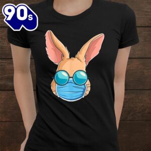 Bunny In A Mask Easter Day Eggs Hunt Gift Woshirt 3