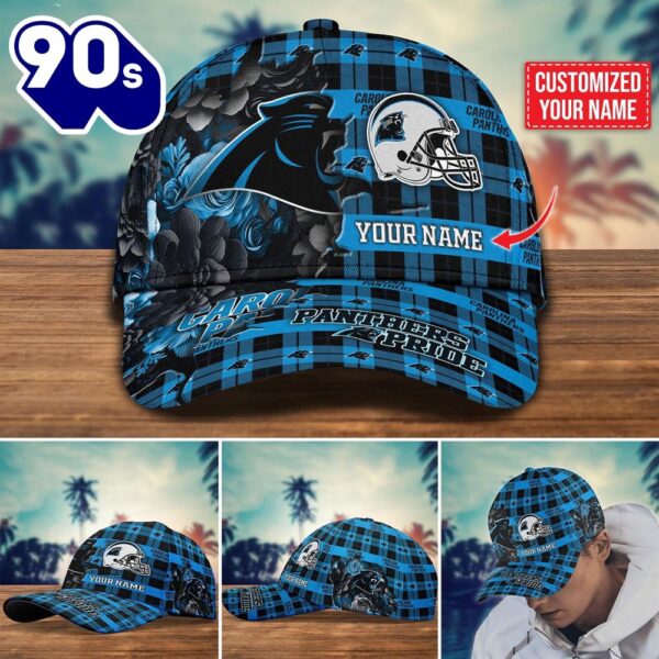 Carolina Panthers Flower Trending New Arrivals Custom Cap