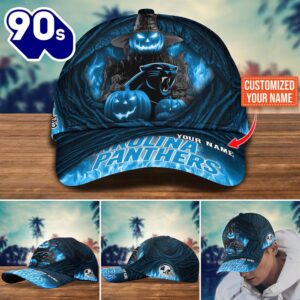 Carolina Panthers Halloween Custom Cap…