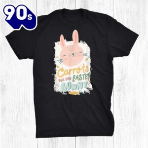 Carrots Easter Bunny Retro Funny Design Bunny Funny Vintage Shirt