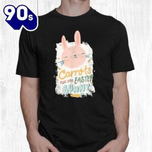 Carrots Easter Bunny Retro Funny Design Bunny Funny Vintage Shirt 2