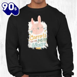 Carrots Easter Bunny Retro Funny Design Bunny Funny Vintage Shirt 3