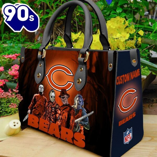 Chicago Bears NFL Halloween Women Leather Hand Bag