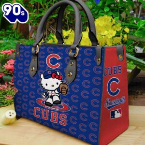 Chicago Cubs Kitty Women Leather Bag