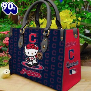 Cleveland Indians Kitty Women Leather…