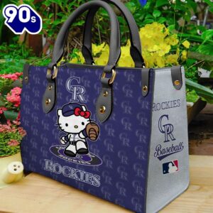 Colorado Rockies Kitty Women Leather Bag