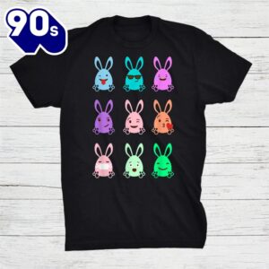 Cute Easter Bunnies Emoticon Bunnies…