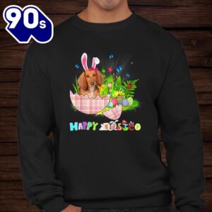 Dachshund Happy Easter Bunny Eggs Lover Shirt 3