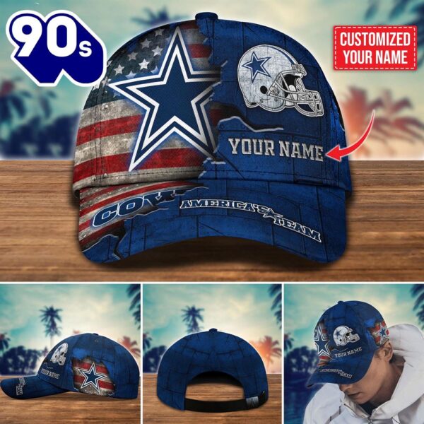 Dallas Cowboys Customized Cap Hot Trending. Gift For Fan H54450
