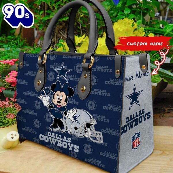 Dallas Cowboys Minnie Women Leather Hand Bag