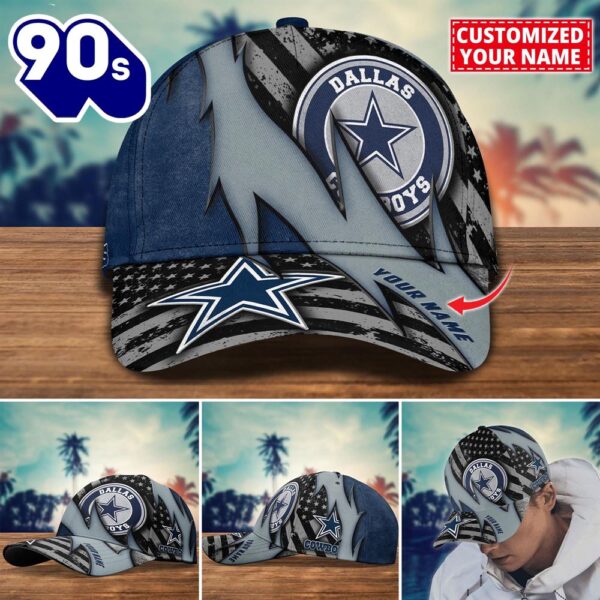 Dallas Cowboys New Arrivals Custom Name Cap Trending H53695