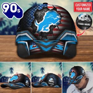 Detroit Lions Customized Cap Hot Trending. Gift For Fan H54248