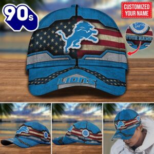 Detroit Lions Customized Cap Hot Trending. Gift For Fan H54348