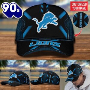 Detroit Lions Customized Cap Hot Trending. Gift For Fan H54405