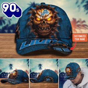 Detroit Lions Halloween Custom Cap…