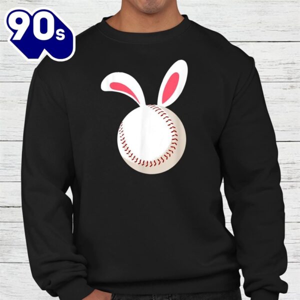 Easter Baseball Bunny Ears Shirt