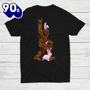 Easter Bigfoot Bunny In A Basket Is Shirt 1