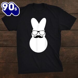 Easter Bunny Pajama Mustache Shirt 1