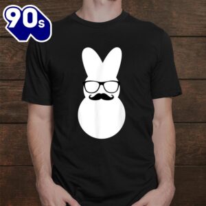 Easter Bunny Pajama Mustache Shirt 2