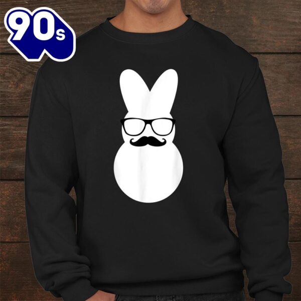 Easter Bunny Pajama Mustache Shirt