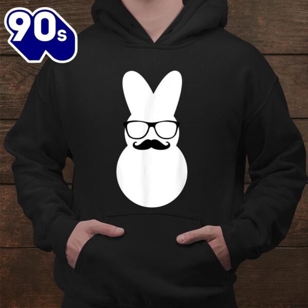 Easter Bunny Pajama Mustache Shirt