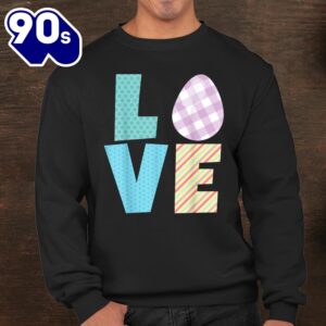 Easter Pattern Love Eggs Shirt 3