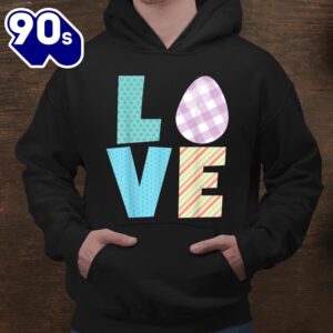 Easter Pattern Love Eggs Shirt 4