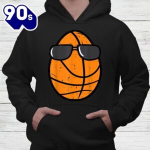 Egg Basketball Sunglasses Easter Day Sports Shirt 4