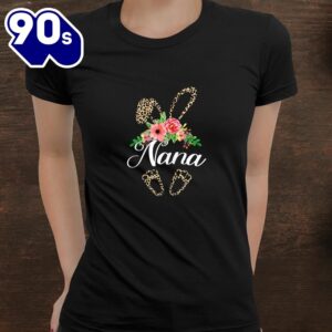 Flower Nana Leopard Bunny Shirt 2