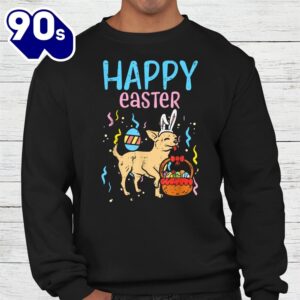 Happy Easter Chihuahua Bunny Cute Chiwawa Dog Shirt 3