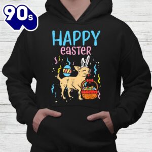 Happy Easter Chihuahua Bunny Cute Chiwawa Dog Shirt 4