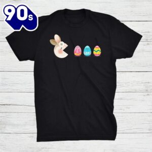 Happy Easter Day Bunny Face Eat Egg Funny Vintage 2022 Shirt 1