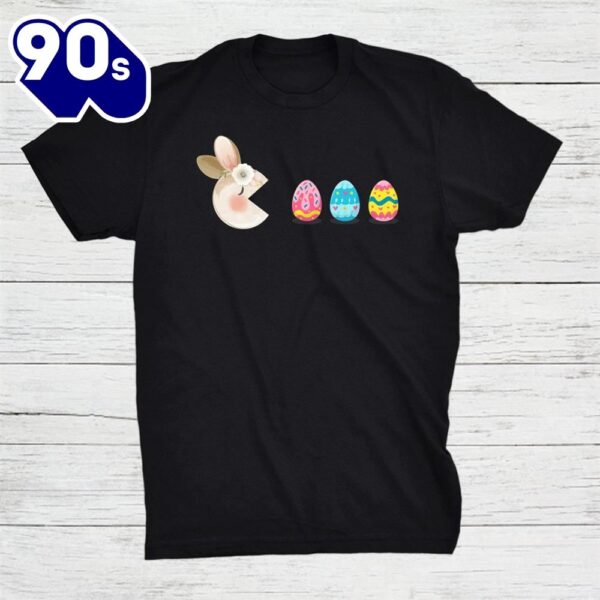 Happy Easter Day Bunny Face Eat Egg Funny Vintage 2022 Shirt