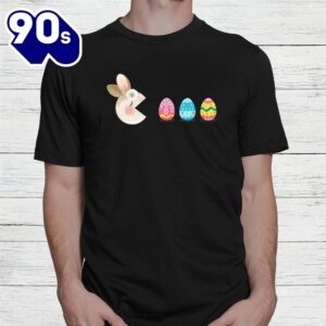 Happy Easter Day Bunny Face Eat Egg Funny Vintage 2022 Shirt 2