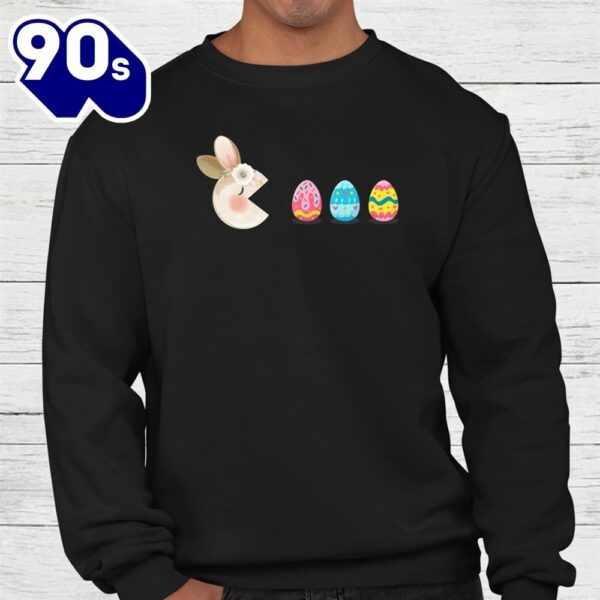 Happy Easter Day Bunny Face Eat Egg Funny Vintage 2022 Shirt