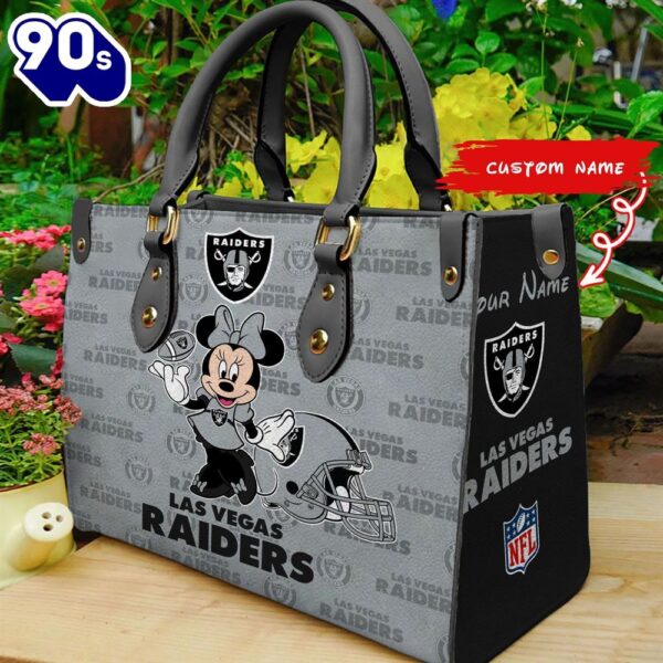 Las Vegas Raiders Minnie Women Leather Hand Bag