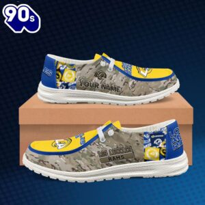 Los Angeles Rams-NFL Camo Personalized…